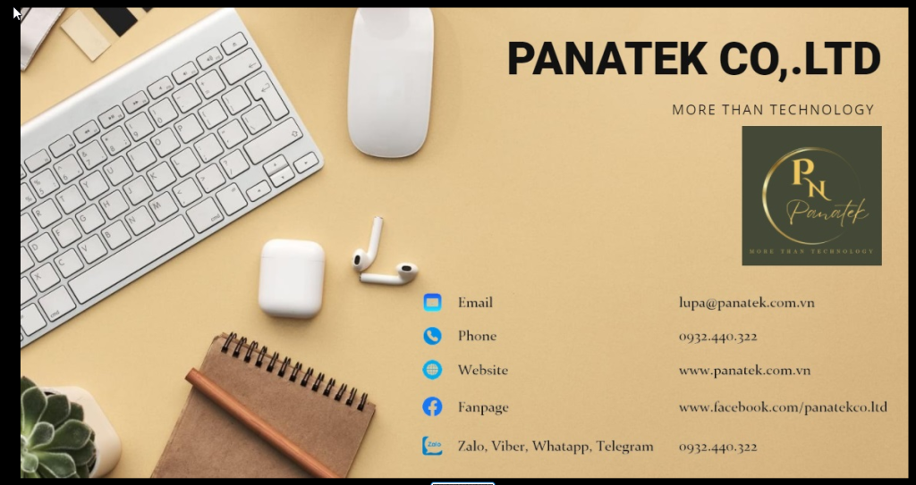 Giao diện phần mềm PANATEK WMS quản lý kho hàng