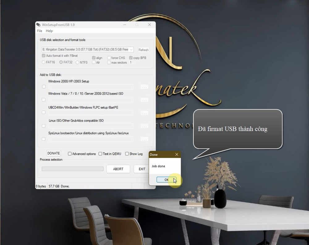 Tạo USB Boot Windows